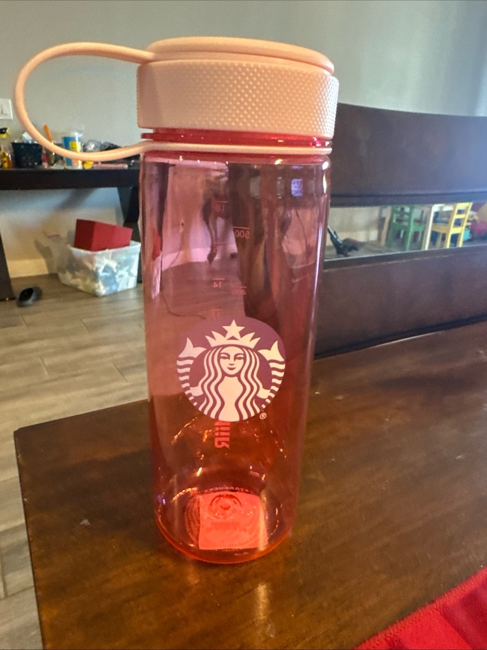 Starbucks Pink Travel Water Bottle - 20oz
